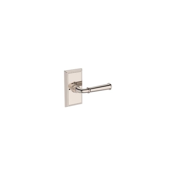 Baldwin Residential Door Levers Privacy Right Hand Lifetime Bright Nickel PVDUNHFR055 - main