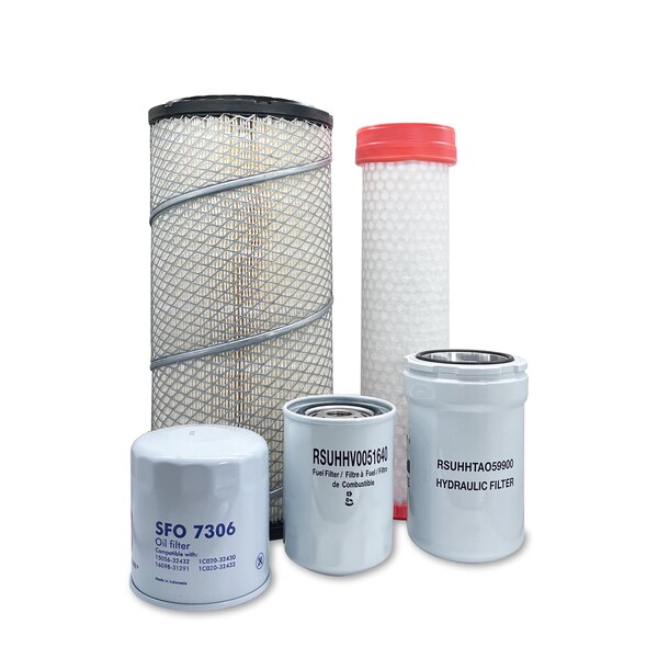 Hero Preventative Maintenance Kit Kubota SVL95-2SC Skid Steer Loader S/N 32601 & Below MSU-KA-0129 - main