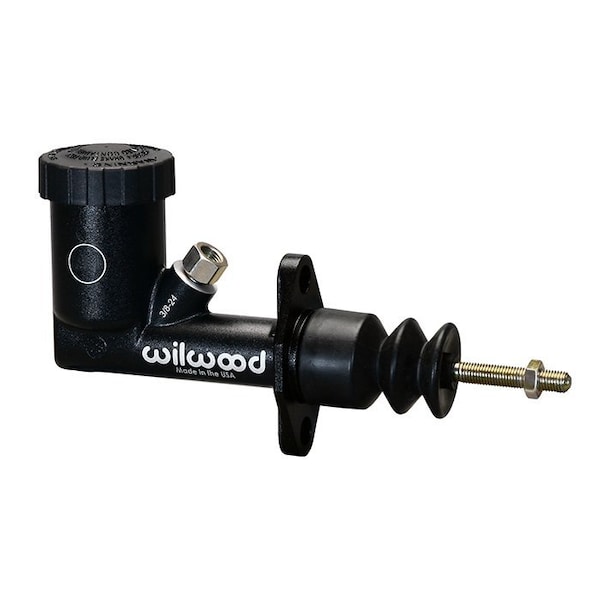 Wilwood BRAKE MASTER CYLINDER Compact Integral Reservoir 58 Inch Bore Size Single 3824 Inch Outlet Por 260-15096 - main