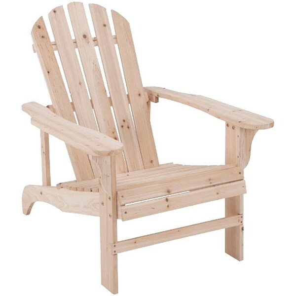 Seasonal Trends JN-16N Adirondack Chair, Natural Frame JN-16N - main