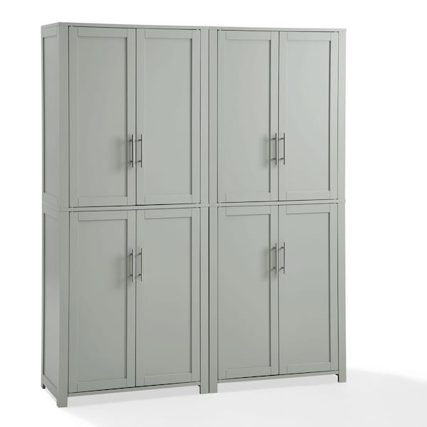 Crosley Savannah 2-Piece Kitchen Storage Pantry Set KF33020GY - main