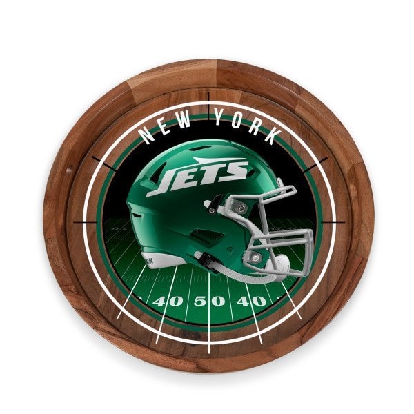 Picnic Time Family Of Brands NFL New York Jets - Barista Serving Tray with Glass Insert 907-09-511-224-2 - main