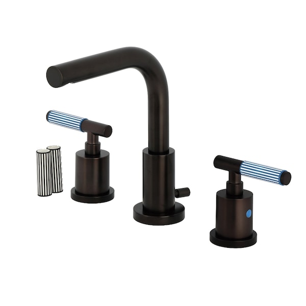 Kingston Brass Widespread Bathroom Faucet with Brass Pop-Up, Oil Rubbed Bronze FSC8955KPS - main
