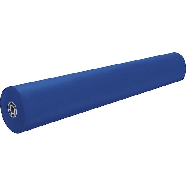 Pacon Corporation Pacon Rainbow Colored Kraft Duo-Finish Paper, 36"W x 1000'L, Dark Blue 63180 - main