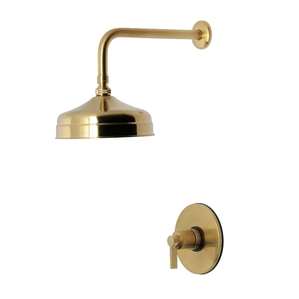 Kingston Brass Single-Handle Pressure Balanced Shower Faucet, Brushed Brass KB6337NDLSO - main