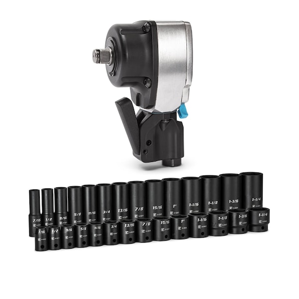 Capri Tools 1/2 in. Drive 6-Point Impact Bundle, SAE, 29-Piece CP55000-29SIB - main