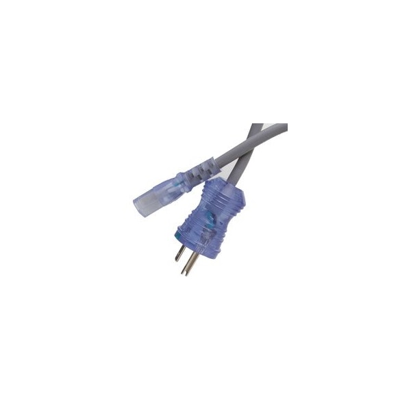 Cable Wholesale Hospital Grade, Green Dot, Power Cord, Nema 5-15 to C13, 16 AWG, SJT, 13 Amp / 125 Volt, 3 Foot 10W2-51303 - main