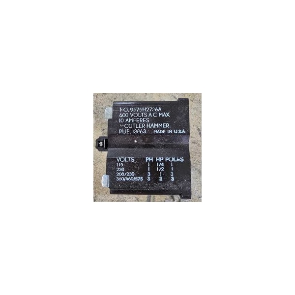 Eaton Cutler-Hammer Limit Switch Component, Is An Industrial Relay Accessory 9575H2736-66 - main