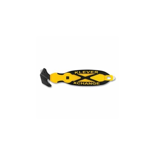 Klever XChangeXD Hook Cutter, 7 in L, Straight Blade, Steel, Plastic, Black/Yellow, 12PK 926-KCJ-XC-65Y - main