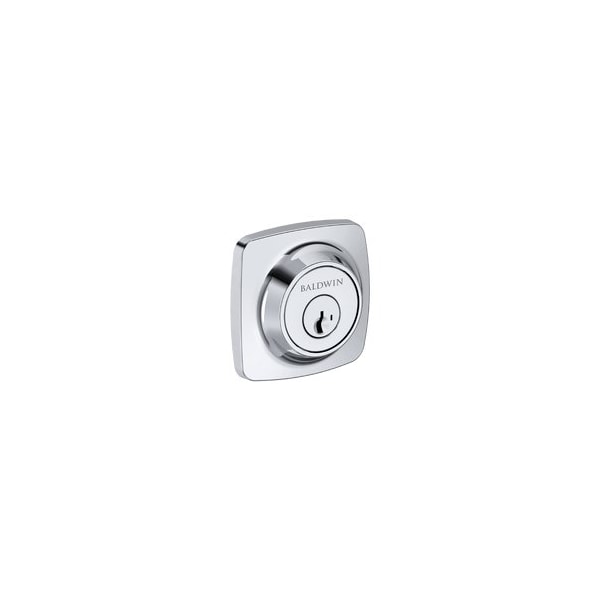 Baldwin Residential Deadbolts Single Cylinder Reversible Bright Chrome SCSSD260SMC - main