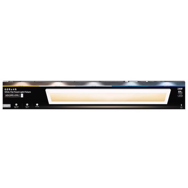 Feit Electric Feit EDGELIT 0.9 in. H X 6 in. W X 47.3 in. L White LED Flat Panel Light Fixture FP0.5X4/6WY/WH - main
