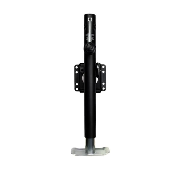 Powerwinch Select Series Jack - 2500lb, Bolt-On, Flat Plate, Carbon Black 21400-J-2500-BF-B-R - main