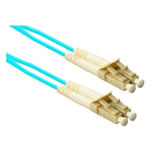 Enet 5M Lc/Lc Duplex Multimode 50/125 10Gb Om4 Or Better Aqua Laser LC2-OM4-5M-ENC - main