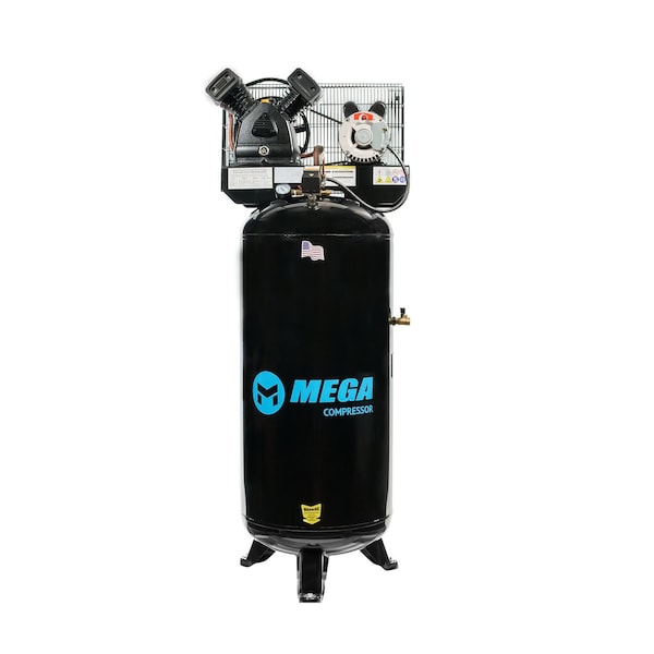 Mega Compressor 60 Gal. 3 HP 150 PSI Electric Upright Air Compressor MP-6060VU - main