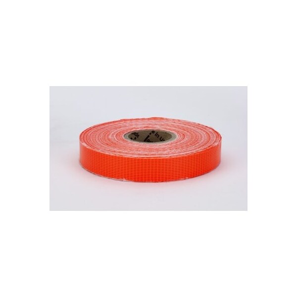 Mutual Industries Nylon Reinforced Fluorescent Barricade Tape 3/4in, 10PK 17772-145-750 - main