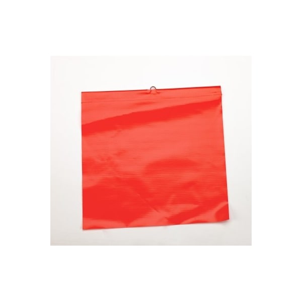 Mutual Industries TAILGATE w/ Wire hoop warning Flag Red, 10PK 14986-2-18 - main