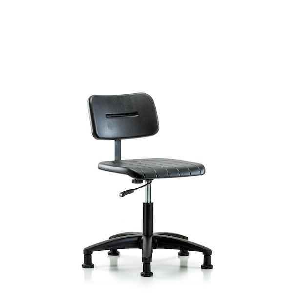 Blue Ridge Ergonomics Core Polyurethane Chair - Desk Height with Stationary Glides BR-BPDHCH-RG-RG - main