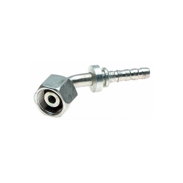 Gates Female DIN 24 Cone Swivel-Hvy Series with O-Ring-45 Bent Tube GlobalSpiral G20725-1225 - main
