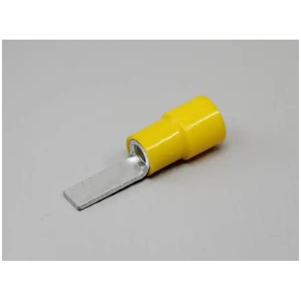 Nichifu Eco-Friendly Polycarbonate Insulated Blade Terminals, AWG 12-10 TMEX BT-5.5-13-YEL - main
