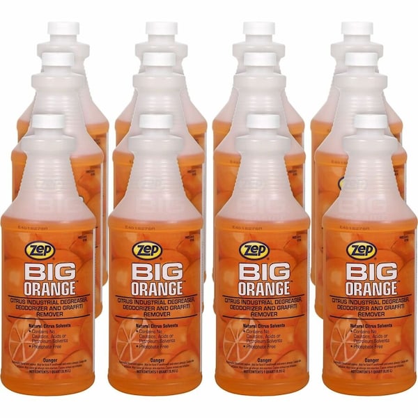 Zep Degreaser, 1 Qt Bottle, Liquid, Orange, 12 PK 41501 - main