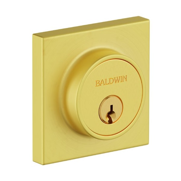 Baldwin Proximity Deadbolts Single Cylinder Lifetime Satin Brass 8220LL044WBT - main