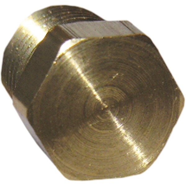 Westlake Pipe & Fittings 1/8'' MPT Brass Hex Head Plug 17-9163 - main