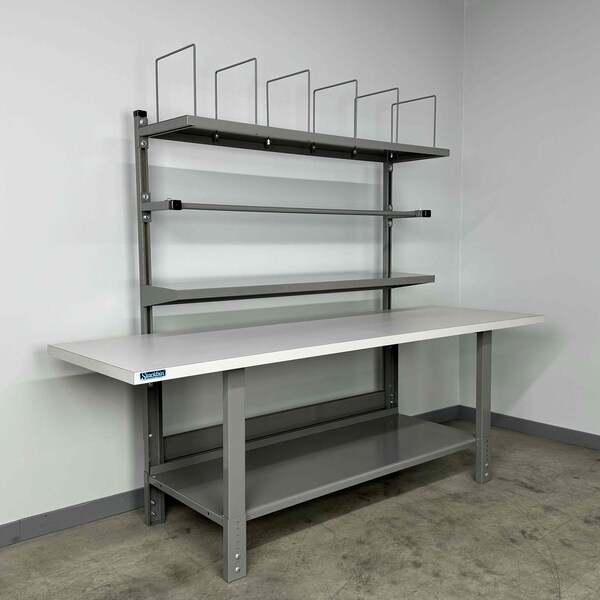Stackbin Packing Work Bench, 96" W, 1000 lb. 4-8XPACK-8E-GY - main