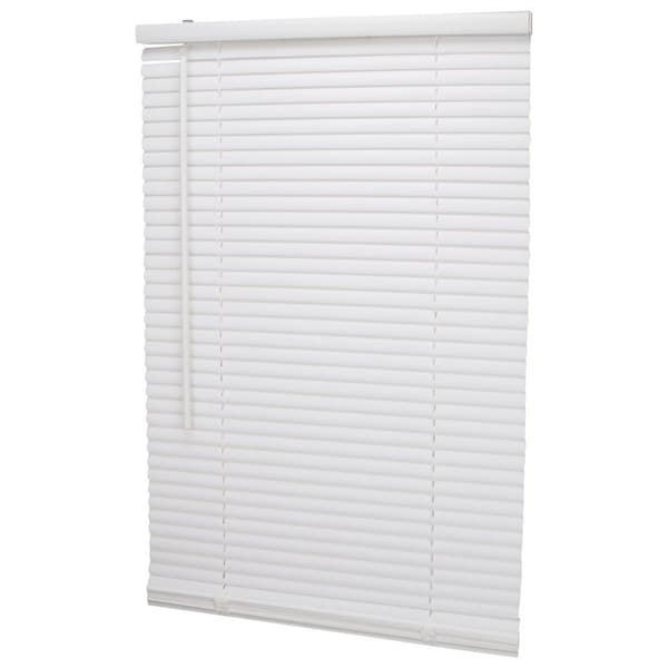 Simple Spaces Blind, 64 in L, 25 in W, Vinyl, White PVCMB-2A - main