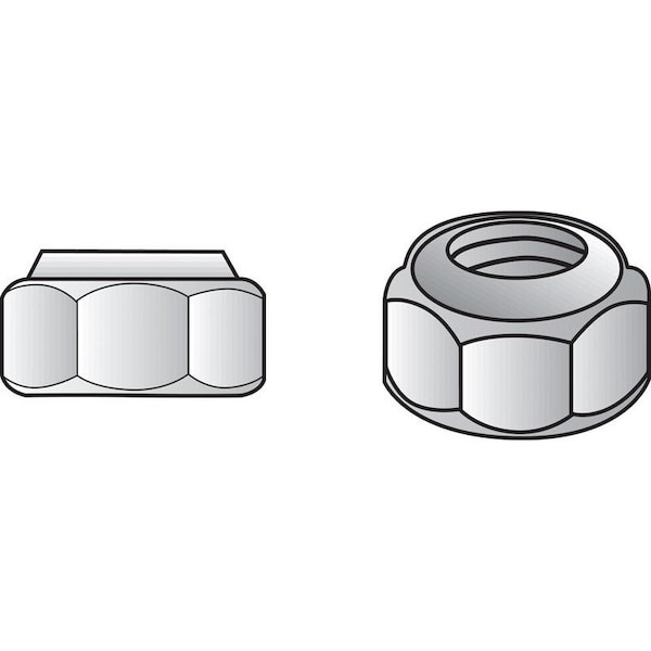 Hillman #10-32 Zinc-Plated Steel SAE Nut, 100PK 180144 - main