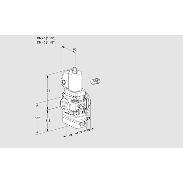 Honeywell Kromschroder VAD240R/NWGL-50A KS88012540 - main