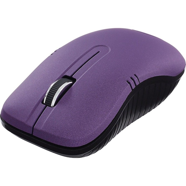 Verbatim Wireless Notebook Optical Mouse, Commuter Series - Matte Purple 99781 - main