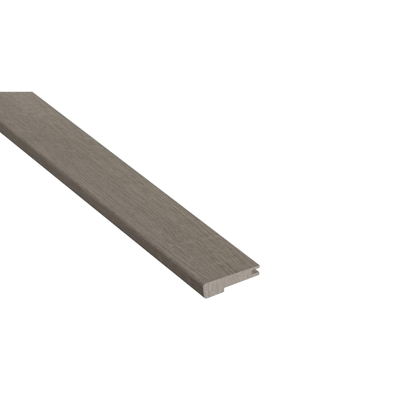 Msi LVT Trim, LVT, Gray-Dark, 94 in L, 2.75 in W, Low Gloss ZOR-LVT-TR-0615 - main