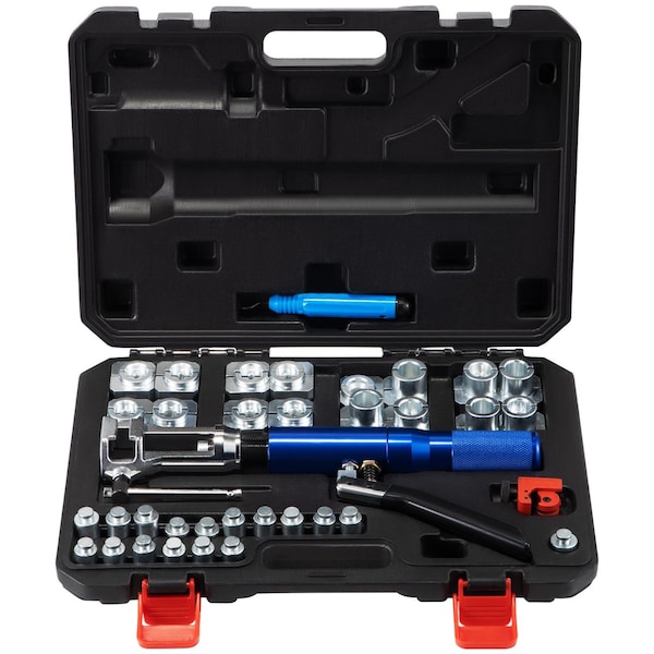 Vevor Hydraulic Flaring Tool Kit Double Flaring Tool 45 Deg for 3/16" to 1/2" Tube 72485-PRC - main
