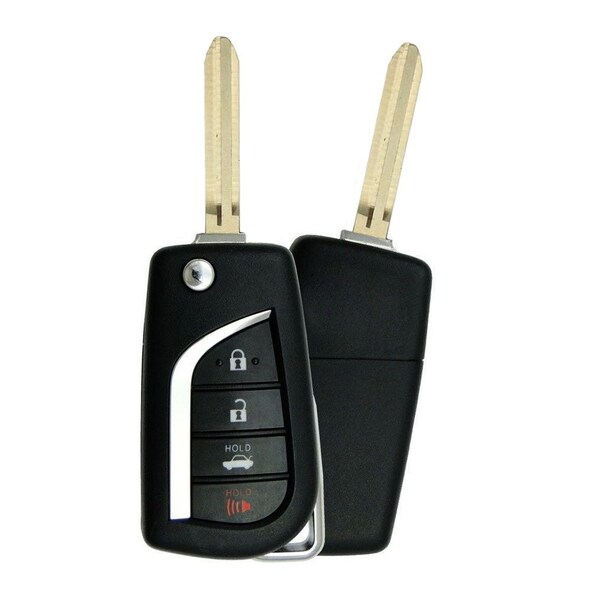 Aks Keys 2012 2013 2014 Toyota Camry Flip Key 4B FCC# HYQ12BDM - G Chip - Aftermarket RC-TOYOTA-113C - main