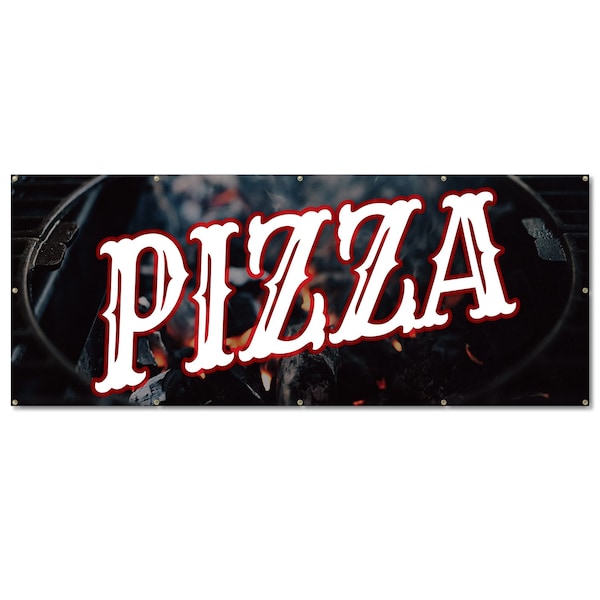 Signmission Pizza, 48 Inch, Banner B-120-30416 - main