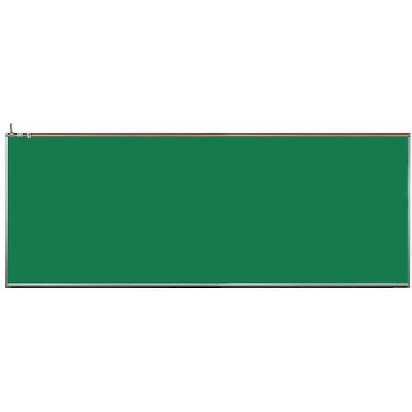 Aarco All Purpose Professional Series Porcelain on Steel Chalk Board, Size 48''Hx120''W 120A-410CG - main