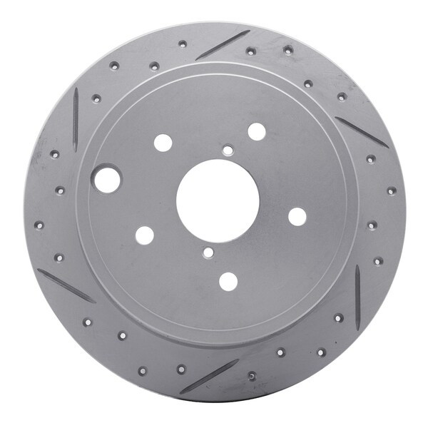 Dynamic Friction Co DFC Geoperformance Rotor - Drilled and Slotted 830-13024L - main