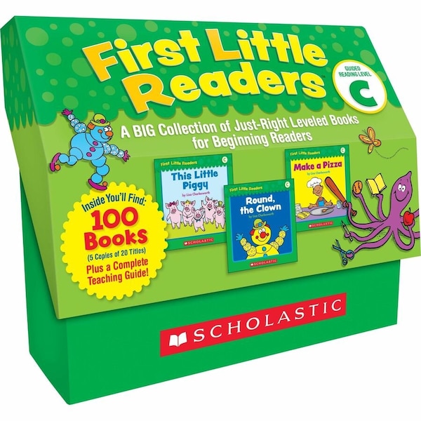 Scholastic First Little Readers Book Set with Teaching Guide, Level C, 100 ct 0545223032 - main