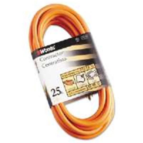 Southwire 860528 Outdoor Round Vinyl Extension Cord, 25ft., Orange YYAZ-WOO528 - main