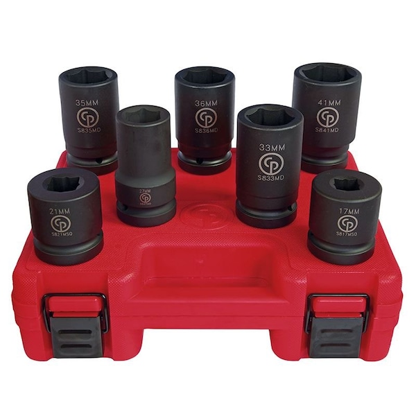 Chicago Pneumatic CHICAGO PNEUMATIC SS8107WS 1inDR WS 7PC SET 8940167877 - main