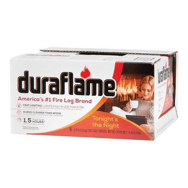 Duraflame 00 Firelog, 15 hr Burn Time, 25 lb 625 - main