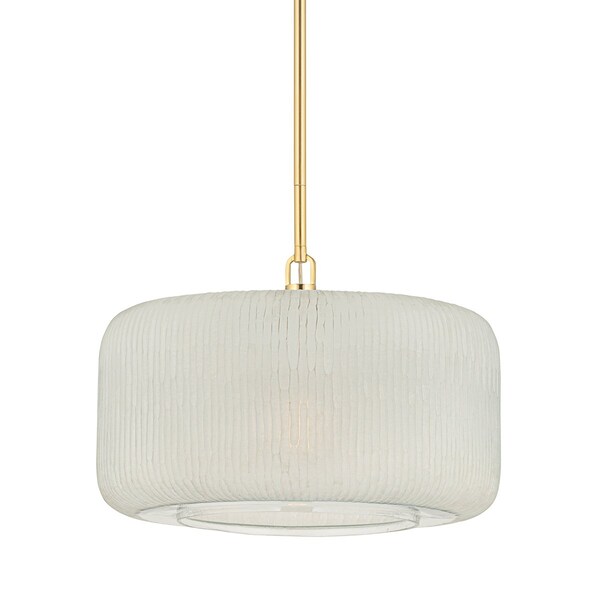Hudson Valley Lighting Beechurst 20 in. Pendant Aged Brass 7020-AGB - main
