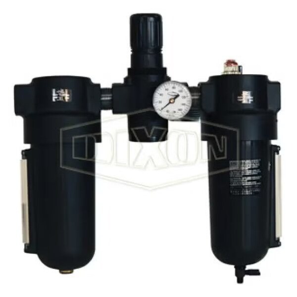 Dixon Norgren by Jumbo Relieving Combination Unit with Slight Glass, 1 in Port, 275 SCFM Flow Rate, Alumi P8A-860M - main