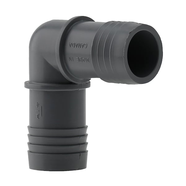 Westlake Pipe & Fittings Boshart Industries 1-1/4 in. Insert in. X 1-1/4 in. D Insert Polypropylene 90 Degree Elbow 1 pk UPPE-12 - main