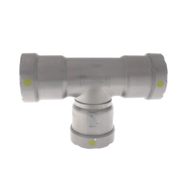 Viega MegaPressG tee P1 1.5 P2 1.5 P3 1.5 carbon steel zinc-nickel coating 25321 - main