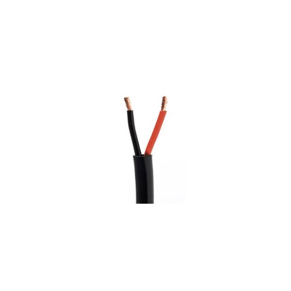 Cable Wholesale Speaker Cable, Black, Pure Copper, CMR / Riser rated, 14/2 (14 AWG 2 Conductor), 105 Strand / 10G3-222SF - main