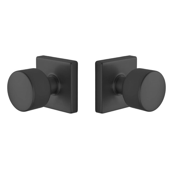 Emtek Residential Door Knobs Passage Matte Black EE3110PGMB - main