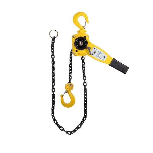 Mytee Products Viking Manual Lever Chain Hoist 3/4 Ton 1650 lbs 20ft Lift 2 Heavy Duty Hooks LCH-34-20L - main