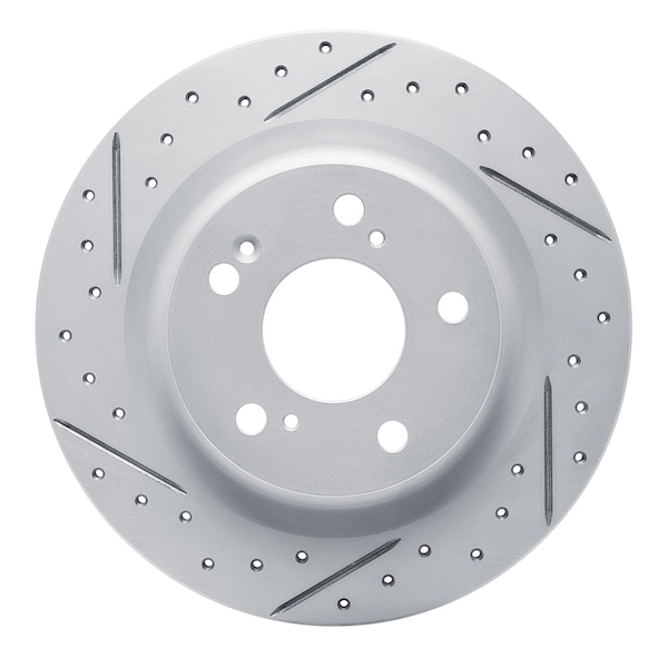 Dynamic Friction Co DFC Geoperformance Rotor - Drilled and Slotted 830-59067L - main