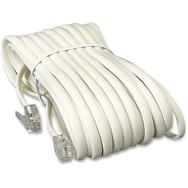 Softalk Telephone Extension Cord, 25 ft., Ivory 04020 - main